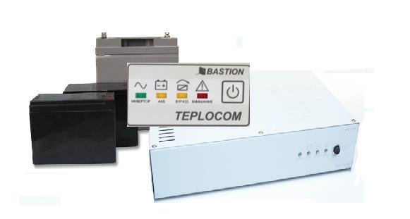 Фото комплекта ИБП Teplocom 1000 и АКБ для ИБП
