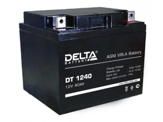 Аккумулятор DT 1240 фото АКБ 12 В, 40 Ач (стандарт)