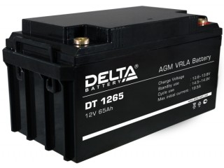 Аккумулятор DT 1265 фото АКБ 12 В, 65 Ач